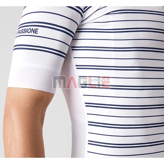 Maglia La Passione Manica Corta 2019 Stripe Bianco